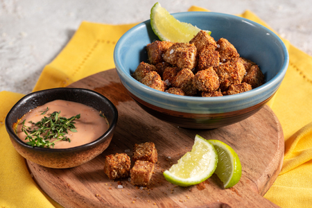 Tofu in air fryer