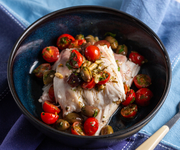 Sea bass in foil