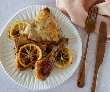 Chicken in a pan