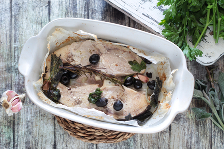 Baked Swordfish