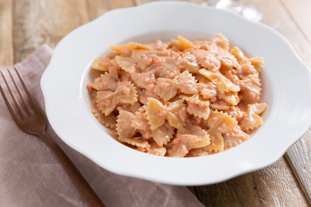 Farfalle with Smoked Salmon