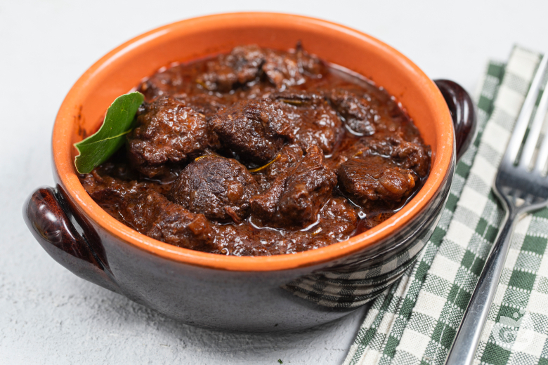 Wild boar stew
