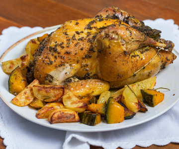 Roasted Guinea Fowl
