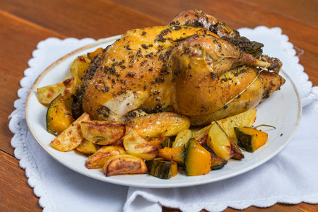 Roasted Guinea Fowl