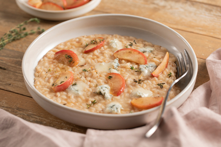 Apple and Gorgonzola Risotto