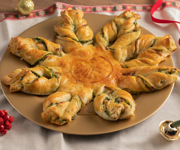 Christmas savory pie