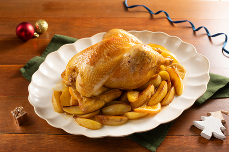 Capon with Citrus Fruits