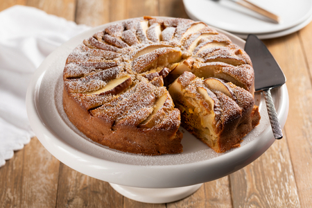 Apple and Walnut Cake