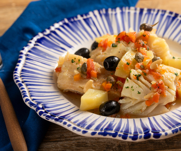 Stockfish and potatoes stew