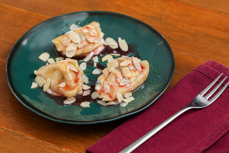 Vareniki with cherries
