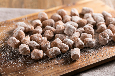 Chestnut gnocchi without gluten