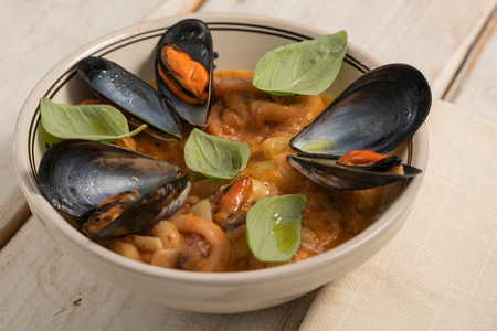Seafood Pasta and Potatoes
