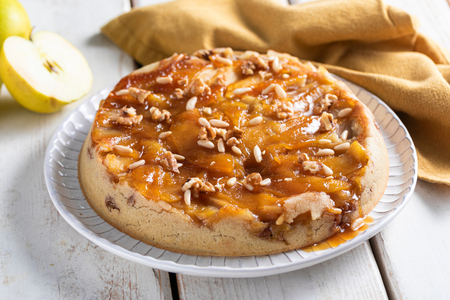Vegan Upside-Down Apple Cake
