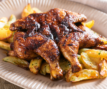 Deviled Chicken with Potatoes