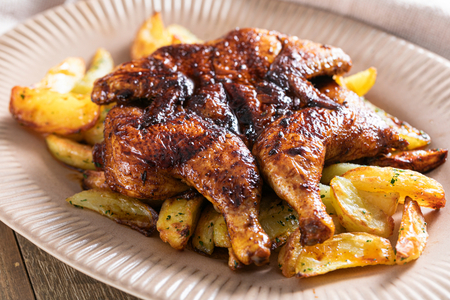 Deviled Chicken with Potatoes