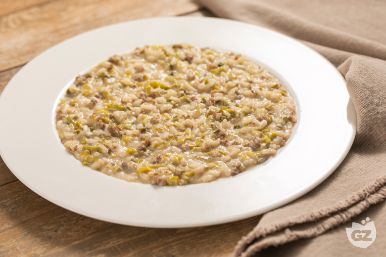 Leek and Sausage Risotto