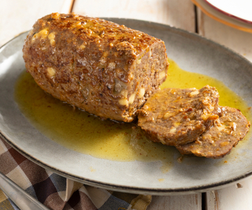 Meatloaf in a pan
