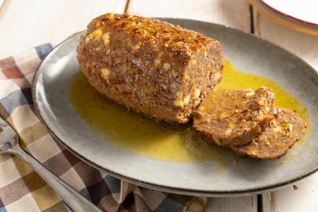 Meatloaf in a pan
