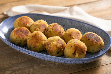 Cheesy Mushroom and Potato Balls