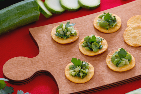 Flatbreads with Broad Beans and Sautéed Zucchini