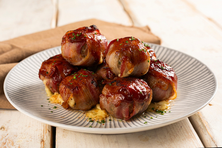 Meatballs with Cheddar and Bacon