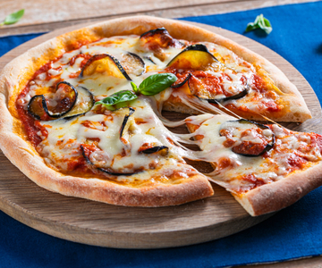 Eggplant Parmigiana Pizza