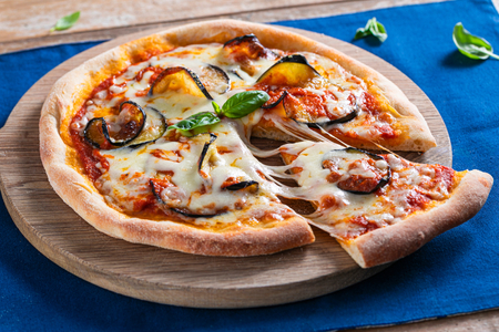 Eggplant Parmigiana Pizza