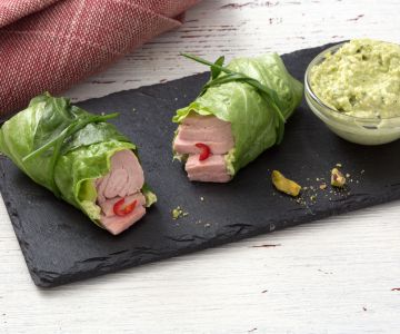Tuna Stuffed Lettuce Wraps