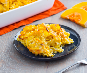 Baked Pasta with Pumpkin and Stracchino Bechamel