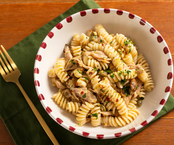 Tuna Pasta in White Sauce