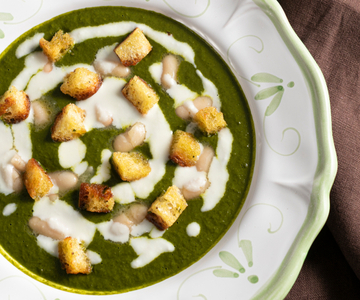 Creamy Tuscan Kale and Cannellini Bean Soup
