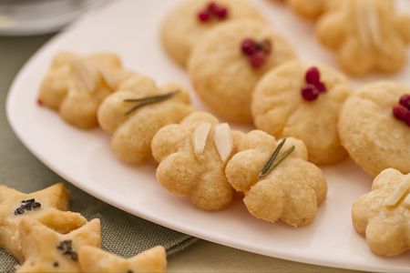Parmesan Shortbread Cookies