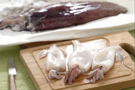 Cleaning Squid