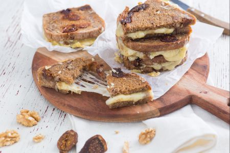 Fig and Walnut Toast with Bettelmatt Cheese