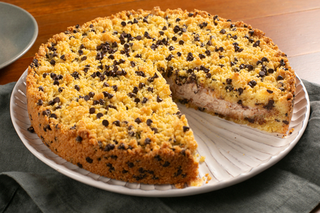 Ricotta and Chocolate Crumble Cake