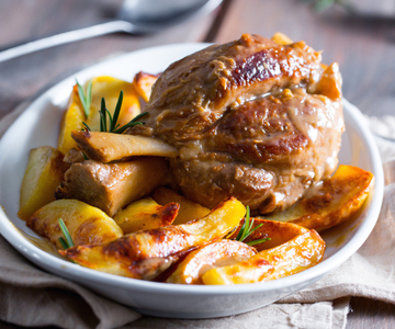 Beer-Braised Shank