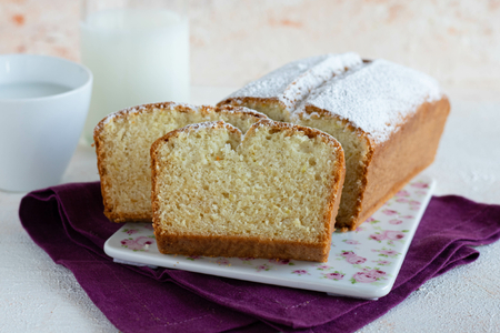 Leftover Egg White Plum Cake