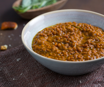 Lentils in a Pressure Cooker