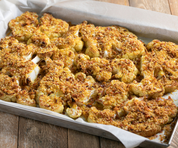 Baked Cauliflower with Spices