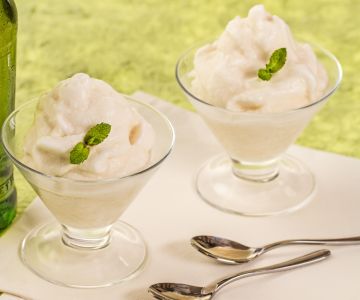 Beer and Mint Sorbet