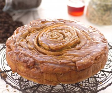 Coffee Spiral Cake