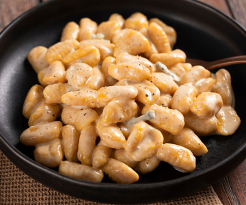 Pumpkin Gnocchi with Gorgonzola Cream