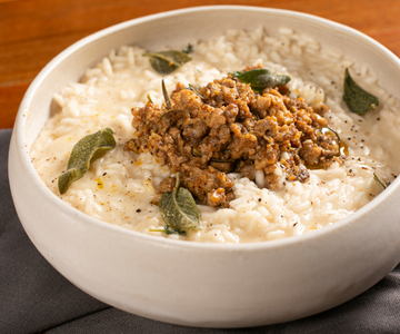 Risotto with Backyard Ragù