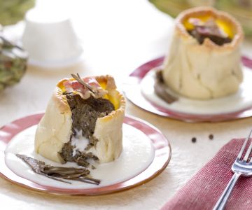 Artichoke Tart with Gooey Center