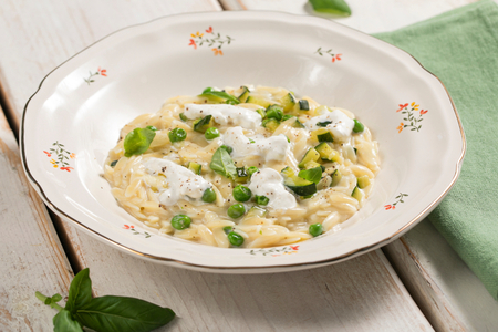 Creamy Spring Pastina