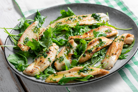 Pan-fried sole