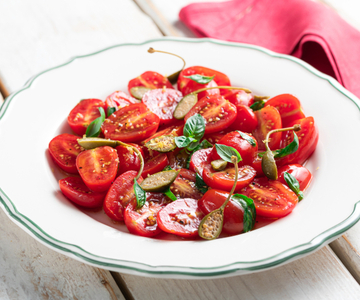 Basil-Marinated Cherry Tomatoes