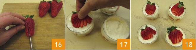 Strawberry tiramisu without eggs