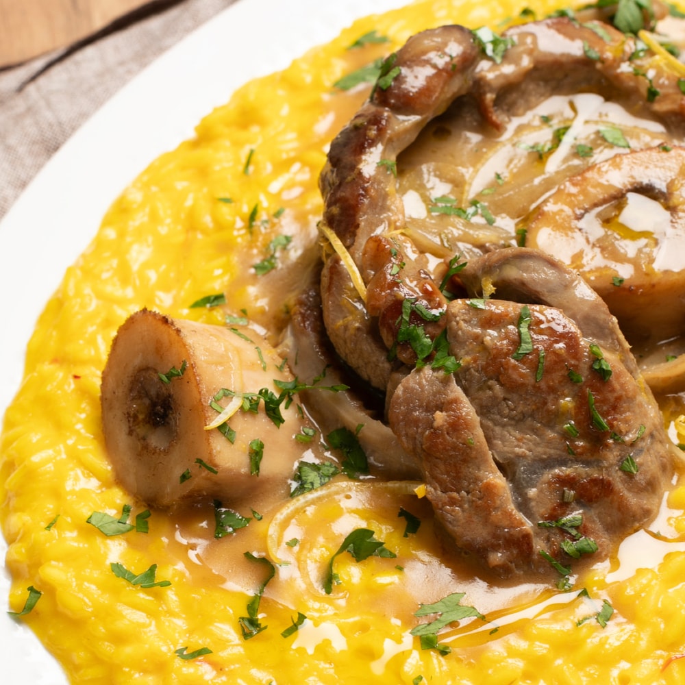 Saffron Risotto with Ossobuco